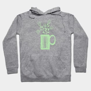 Plant2 Green - Full Size Image Hoodie